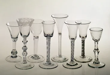 Collection de verres à vin